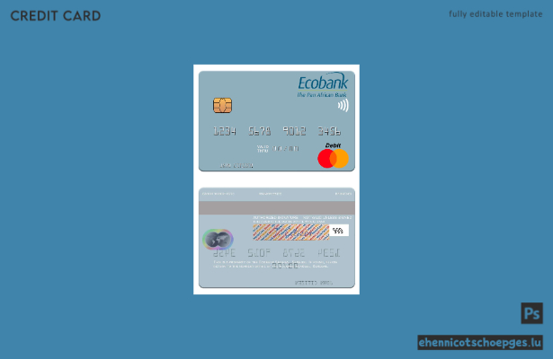 Senegal Ecobank Senegal Mastercard Beispielvorschau